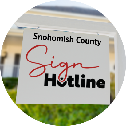 Snohomish County Real Estate Sign