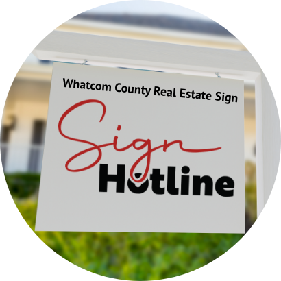 Whatcom County Real Estate Sign